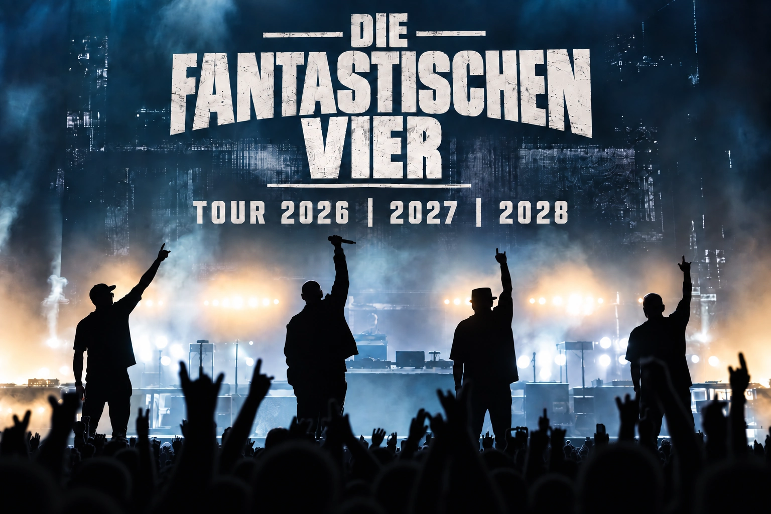 Vstupenky Die Fantastischen Vier – turné 2026 & 2027 a doplňkové termíny 2028